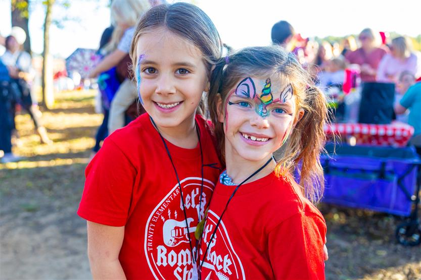 Students and families enjoy Romp n Stomp